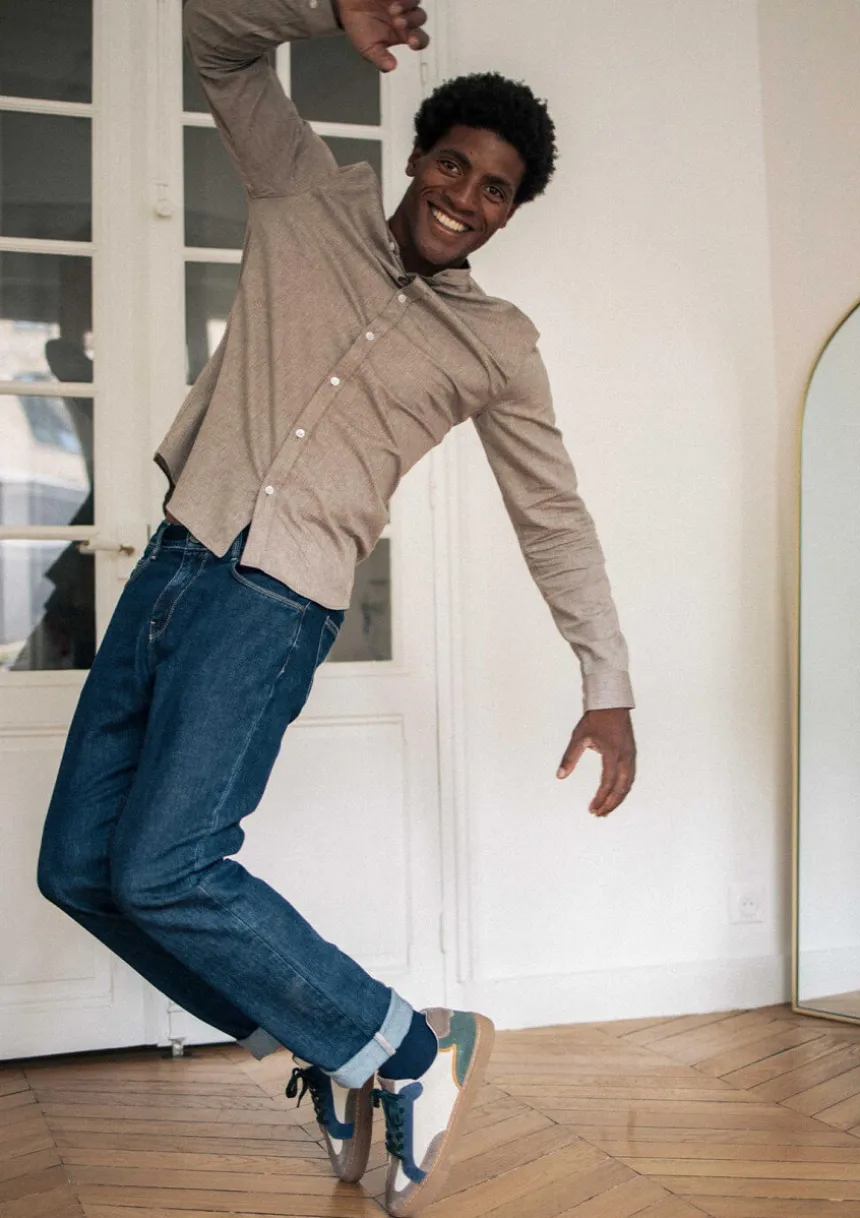 Montlimart BASKETS ETAPE Marine/Blanc/Vert Cheap