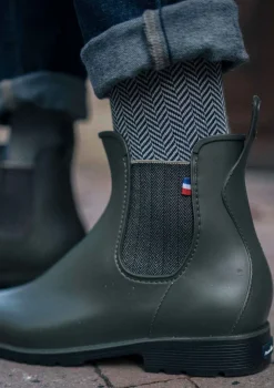 Montlimart BOOTS MONTPLUIE KAKI CHEVRONS KakiChevrons Online