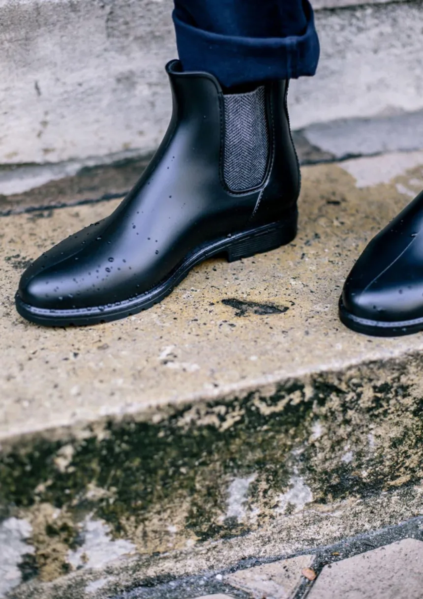 Montlimart BOOTS MONTPLUIE NOIR CHEVRONS NoirChevrons Clearance