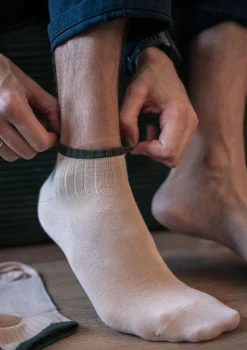 Montlimart CHAUSSETTES MICRO Marine/Beige Online