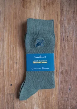 Montlimart CHAUSSETTES MONTLISOCKS KAKI CLAIR KakiClair Best Sale