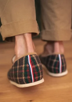 Montlimart CHAUSSONS MARTIN TARTAN MARRON TartanMarron Best Sale