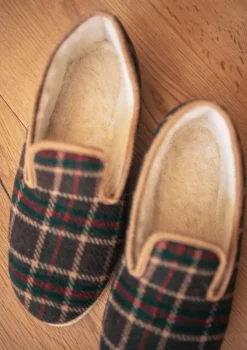 Montlimart CHAUSSONS MARTIN TARTAN MARRON TartanMarron Best Sale