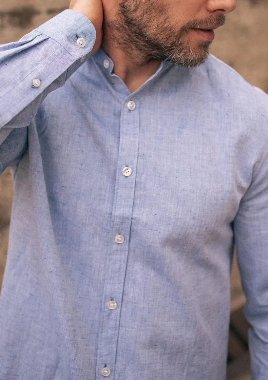 Montlimart CHEMISE PIERRELIN BLEU MARINE BleuMarine Cheap