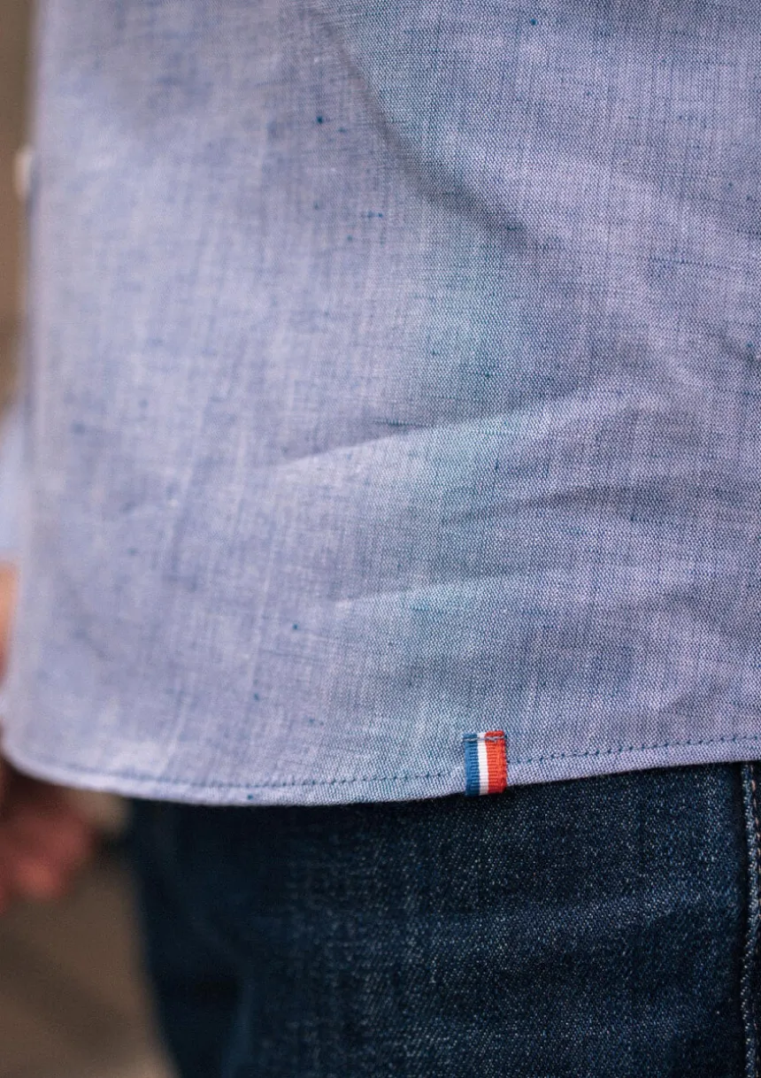 Montlimart CHEMISE PIERRELIN BLEU MARINE BleuMarine Cheap