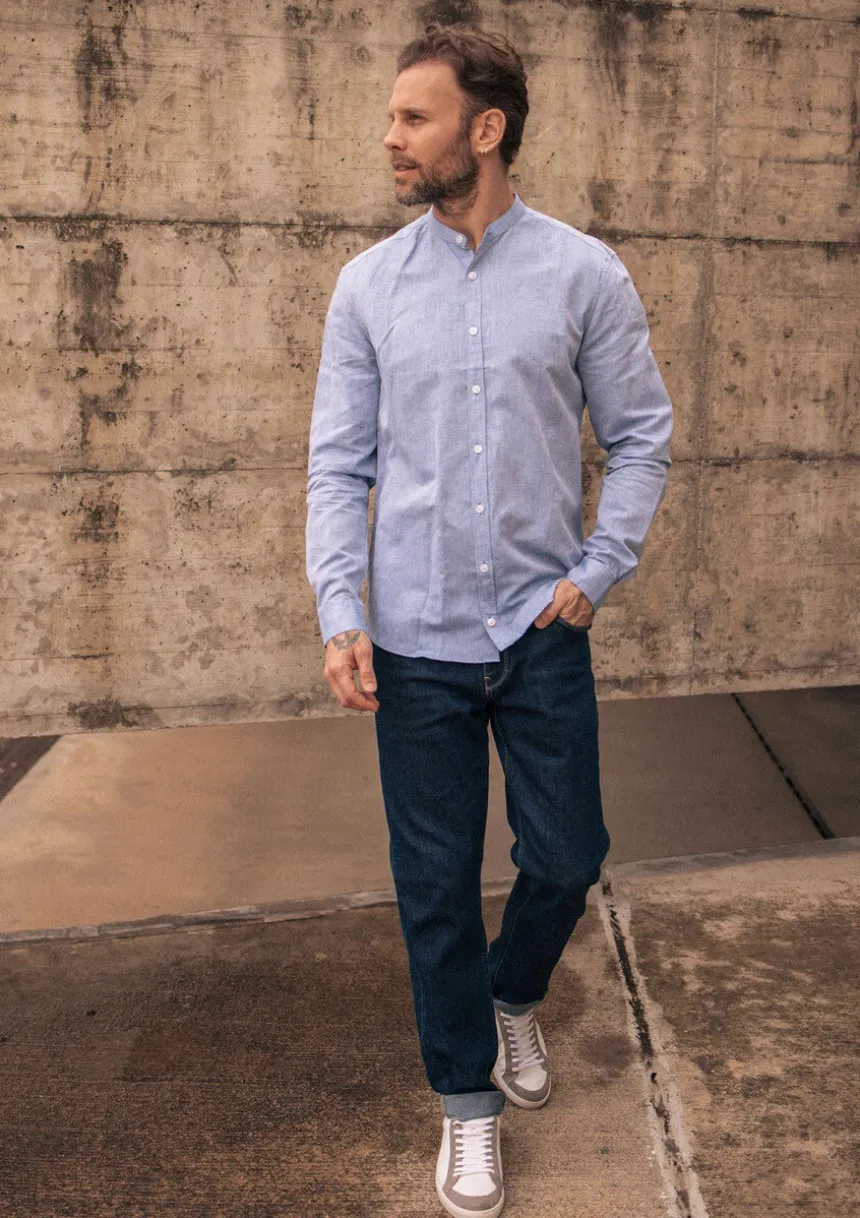 Montlimart CHEMISE PIERRELIN BLEU MARINE BleuMarine Cheap