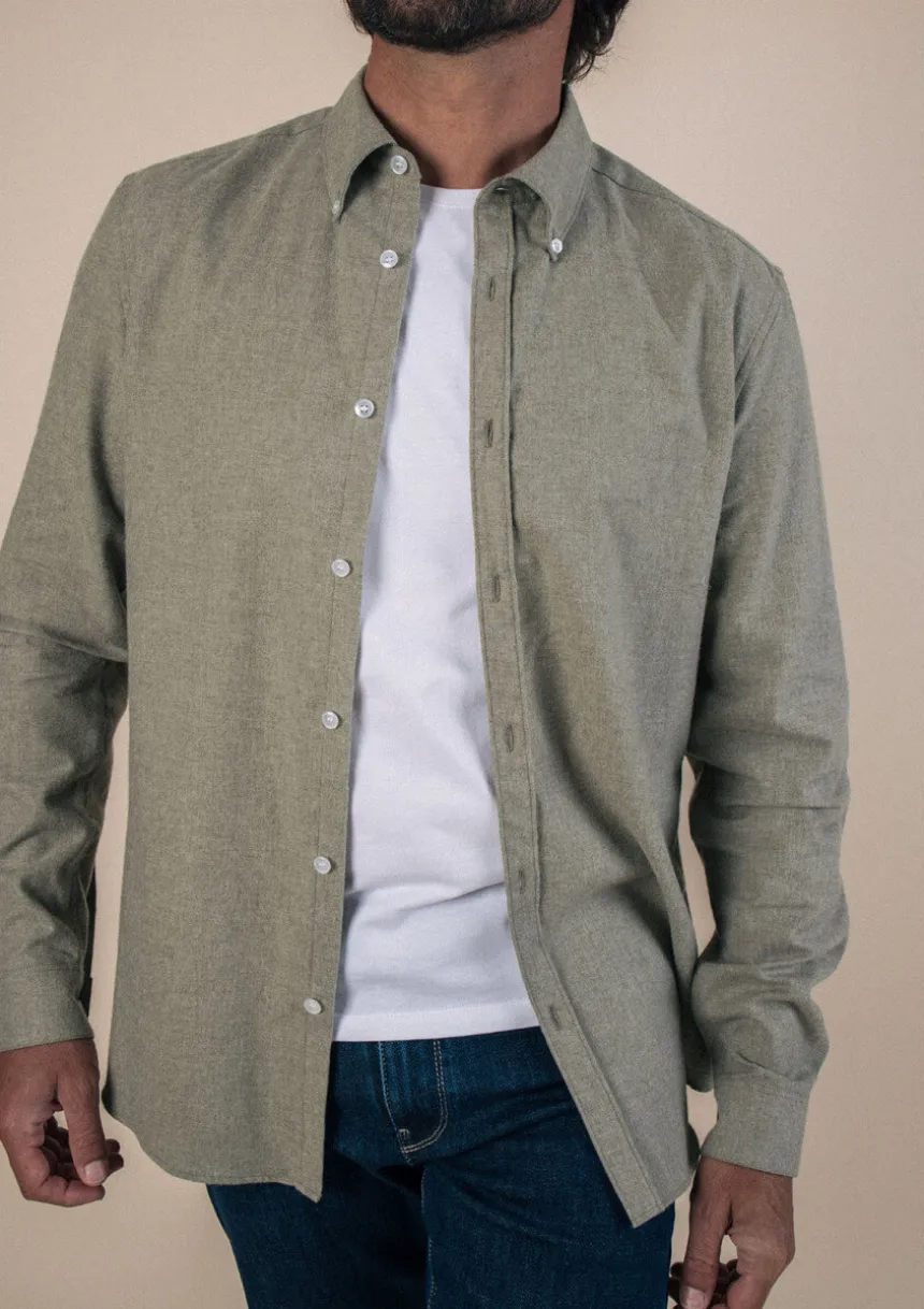 Montlimart CHEMISE SAINT PAUL VERT CHINE VertChine New