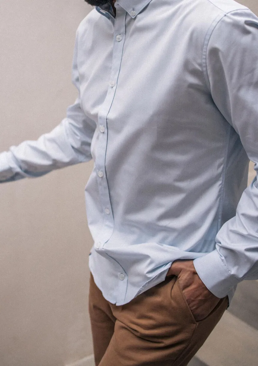 Montlimart CHEMISE SAINT REMY BLEU CLAIR BleuClair New