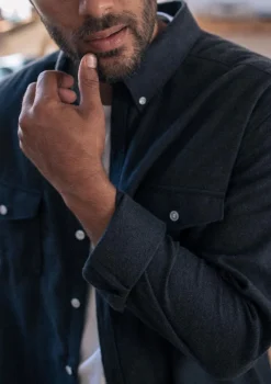 Montlimart CHEMISE SURTOUT Anthracite Cheap