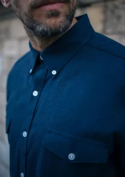 Montlimart CHEMISE SURTOUT BLEU MARINE BleuMarine Cheap