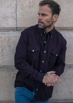 Montlimart CHEMISE SURTOUT Bordeaux Outlet