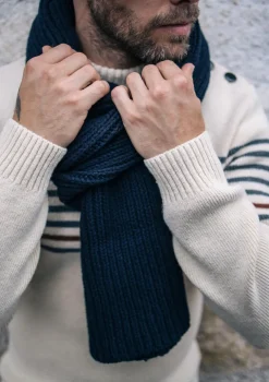 Montlimart ECHARPE CHANTERELLE Marine Flash Sale