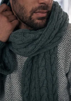 Montlimart ECHARPE TORSADE KAKI CLAIR KakiClair Clearance