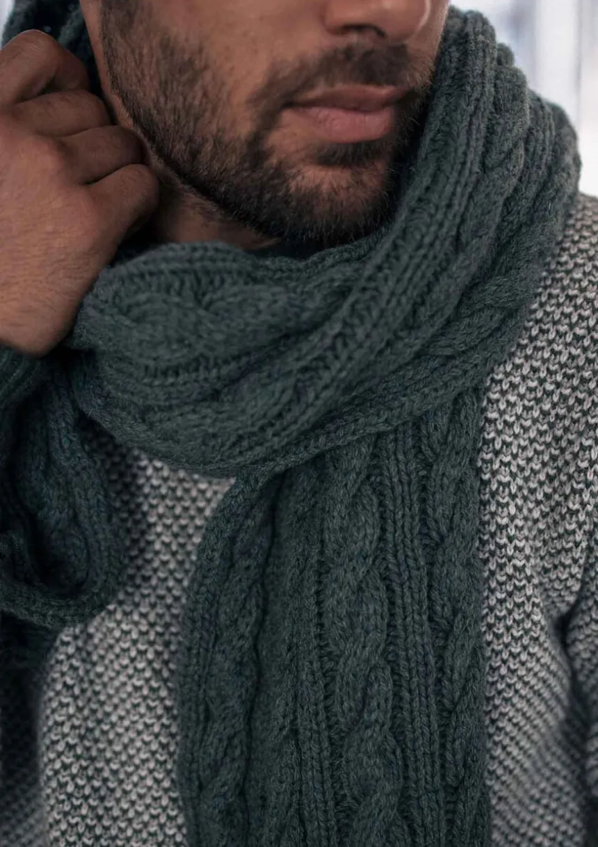 Montlimart ECHARPE TORSADE KAKI CLAIR KakiClair Clearance