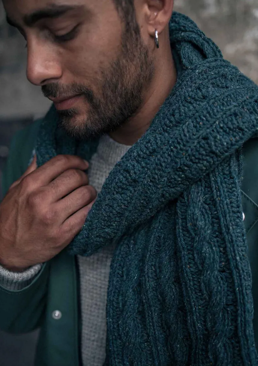 Montlimart ECHARPE TORSADE Vert Fashion