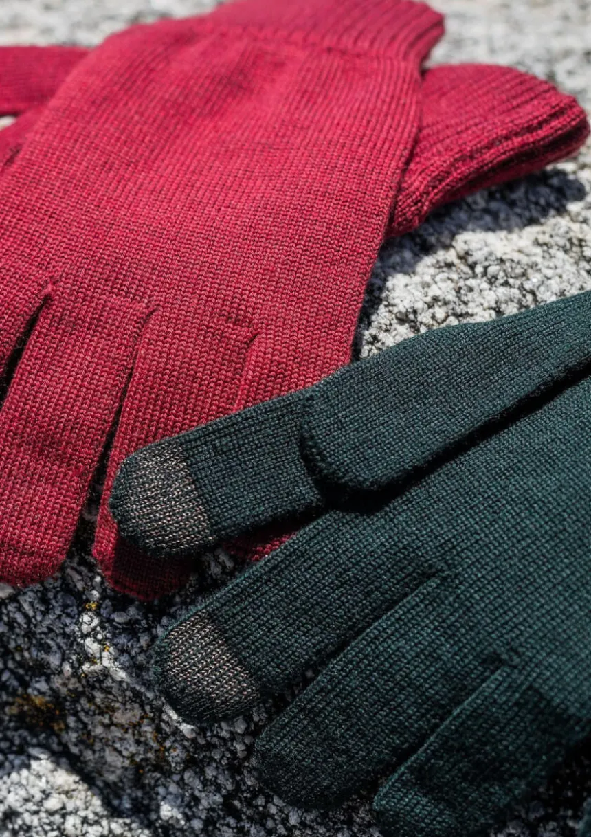 Montlimart GANTS TACTILES PLEYNET Bordeaux Best