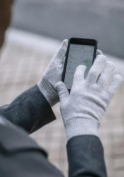 Montlimart GANTS TACTILES PLEYNET GRIS CLAIR GrisClair Cheap