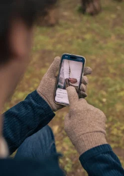 Montlimart GANTS TACTILES PLEYNET Marron Cheap