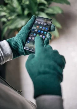 Montlimart GANTS TACTILES PLEYNET VERT SAPIN VertSapin New