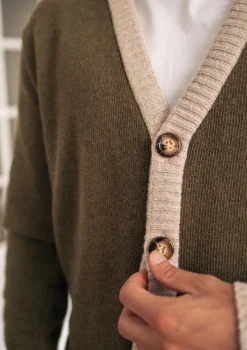 Montlimart GILET SOUVENIR Sauge/Ecru Flash Sale