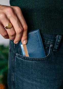 Montlimart PORTE CARTE PORTEBOIS Marine Flash Sale