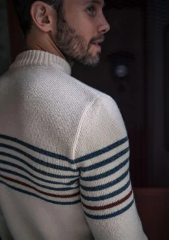 Montlimart PULL BRISE Ecru Hot