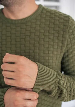 Montlimart PULL DAMIER Sauge Fashion