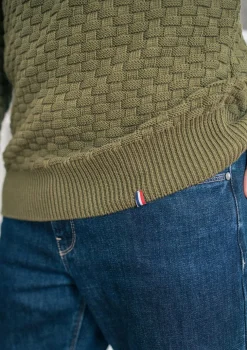 Montlimart PULL DAMIER Sauge Fashion