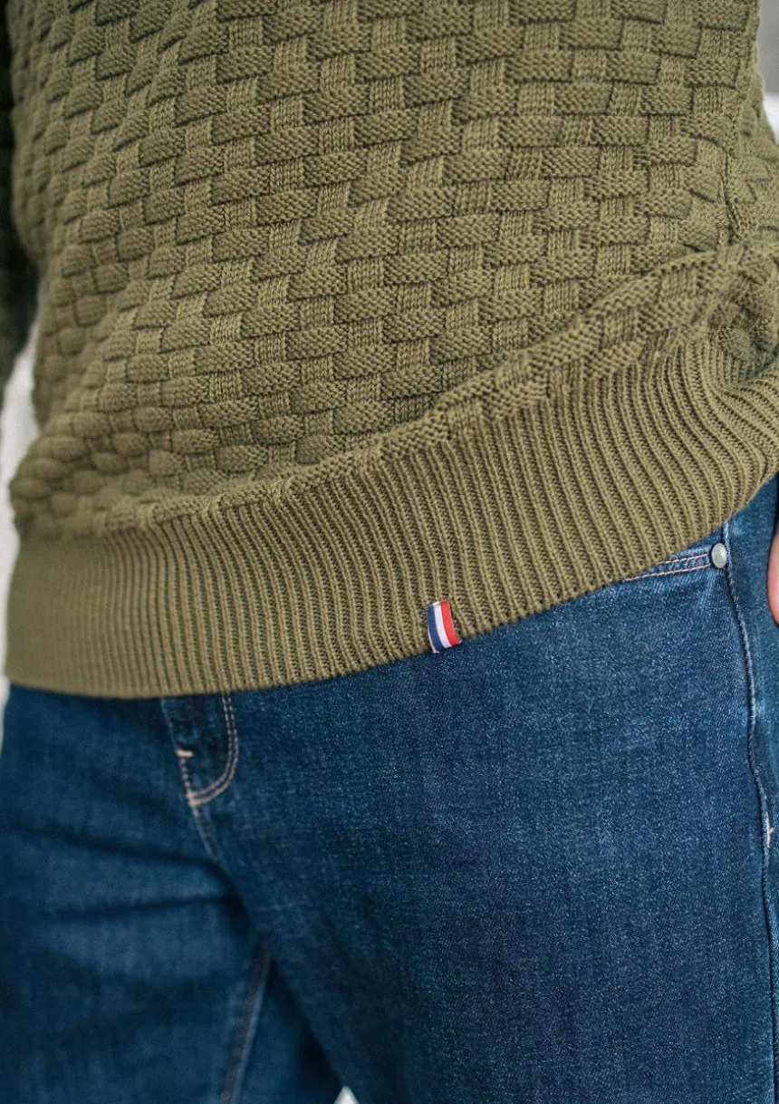 Montlimart PULL DAMIER Sauge Fashion