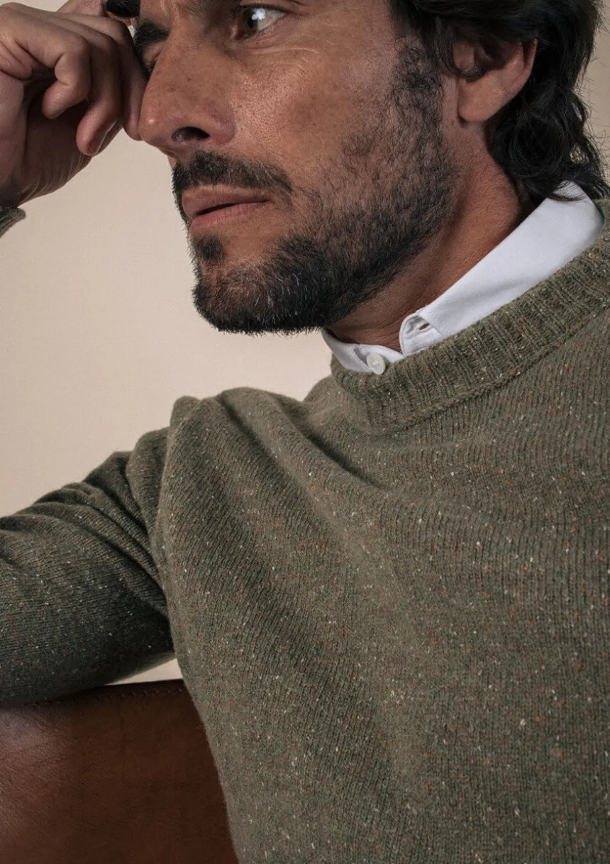 Montlimart PULL MASSIF Vert Best Sale