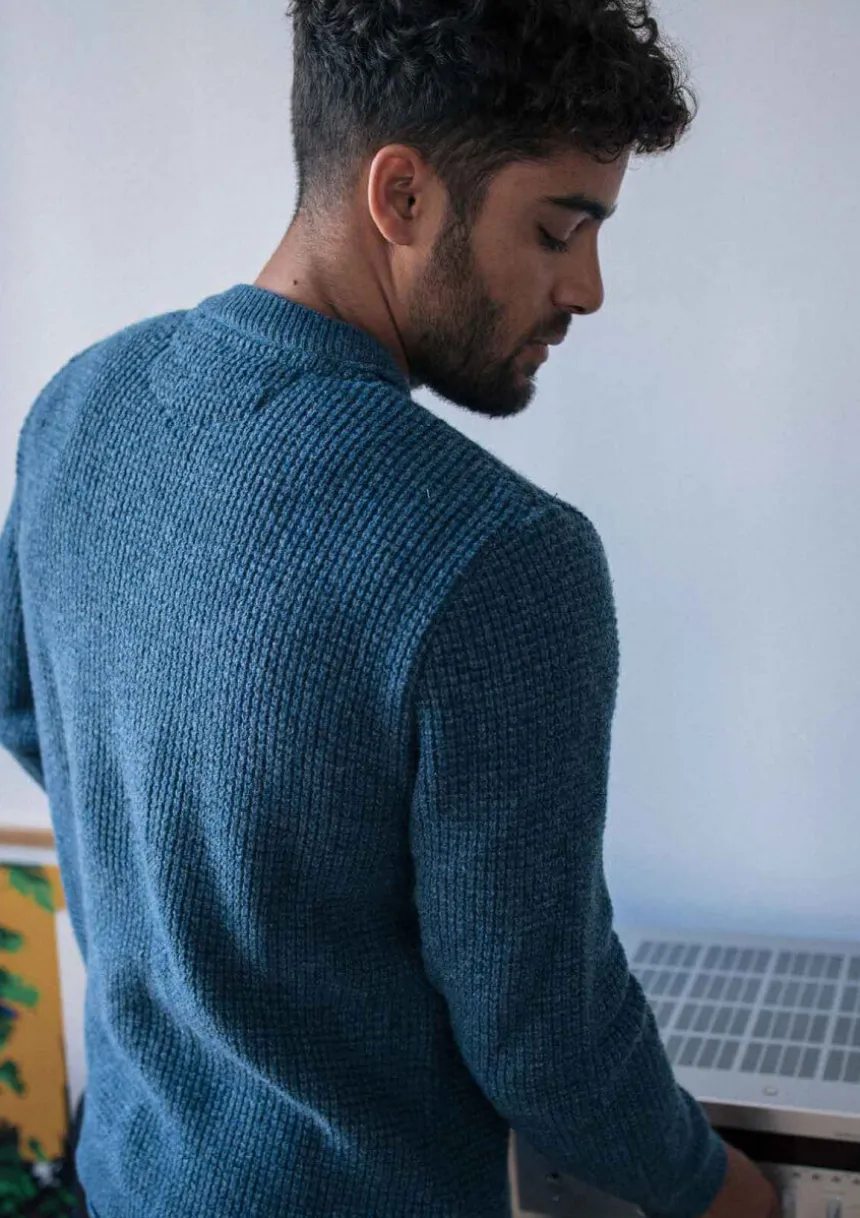 Montlimart PULL ORIGINE Bleu Sale