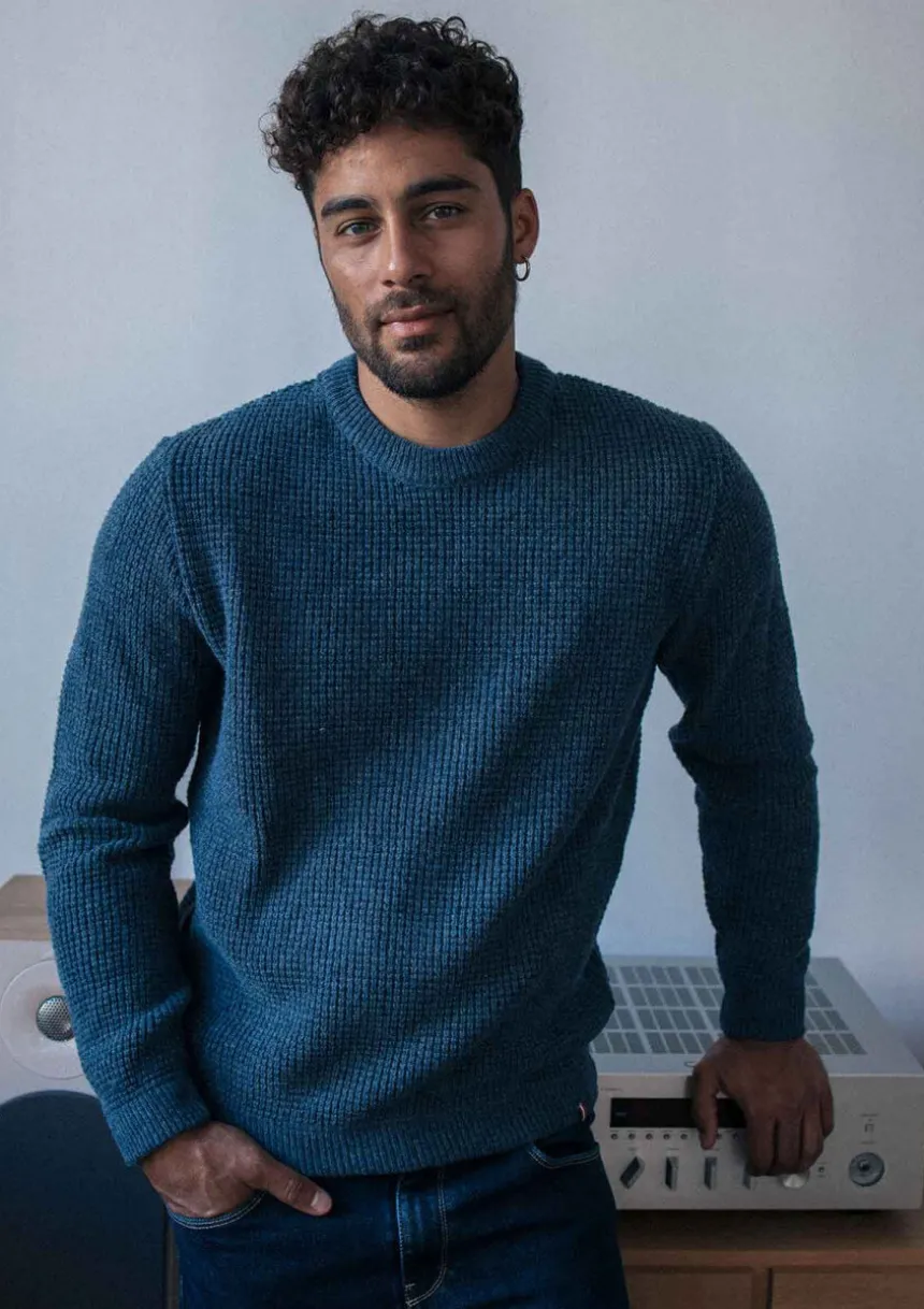 Montlimart PULL ORIGINE Bleu Sale