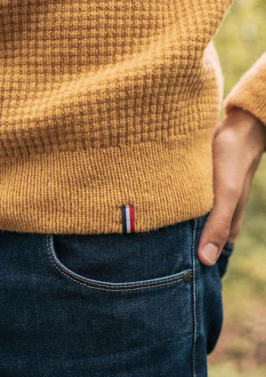 Montlimart PULL ORIGINE Jaune Fashion