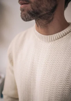 Montlimart PULL PLANETE Ecru Cheap