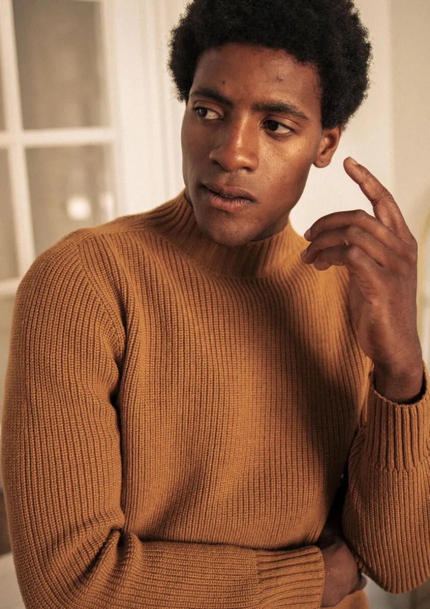 Montlimart PULL SAISON Ocre Best Sale