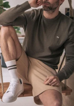 Montlimart PULL VARIATION Kaki New