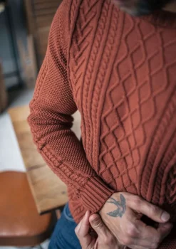 Montlimart PULL VERITABLE Terracotta Best Sale