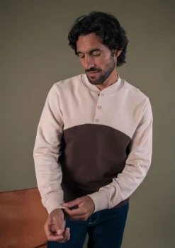 Montlimart SWEAT CERCLE Marron Cheap