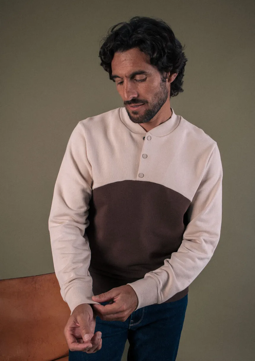 Montlimart SWEAT CERCLE Marron Cheap