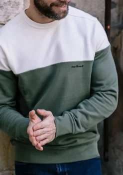 Montlimart SWEAT CLIMAT Kaki Clearance