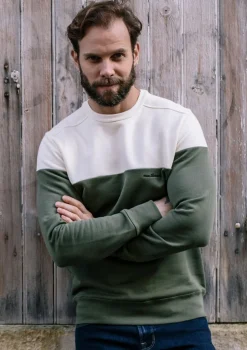 Montlimart SWEAT CLIMAT Kaki Clearance