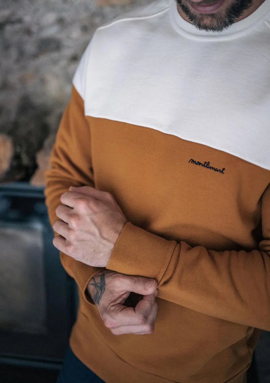 Montlimart SWEAT CLIMAT Moutarde Outlet