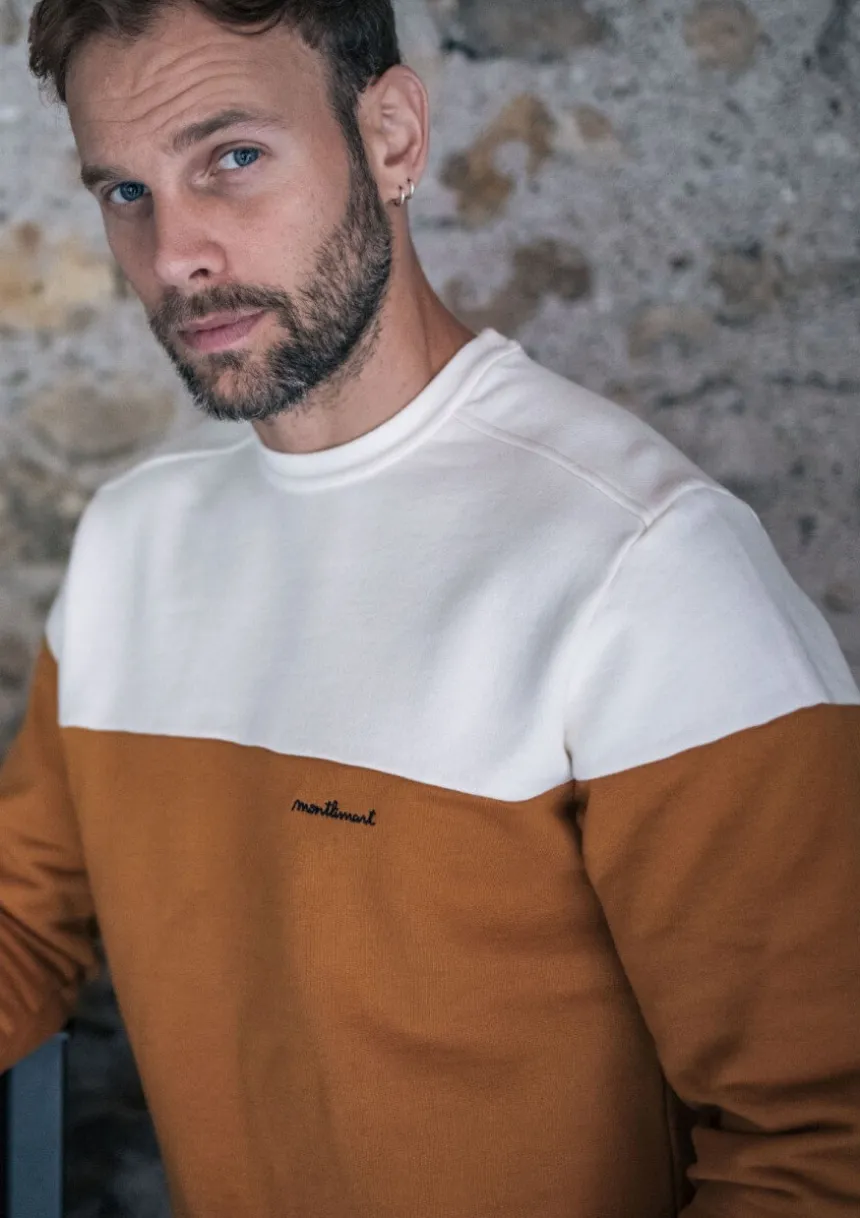 Montlimart SWEAT CLIMAT Moutarde Outlet