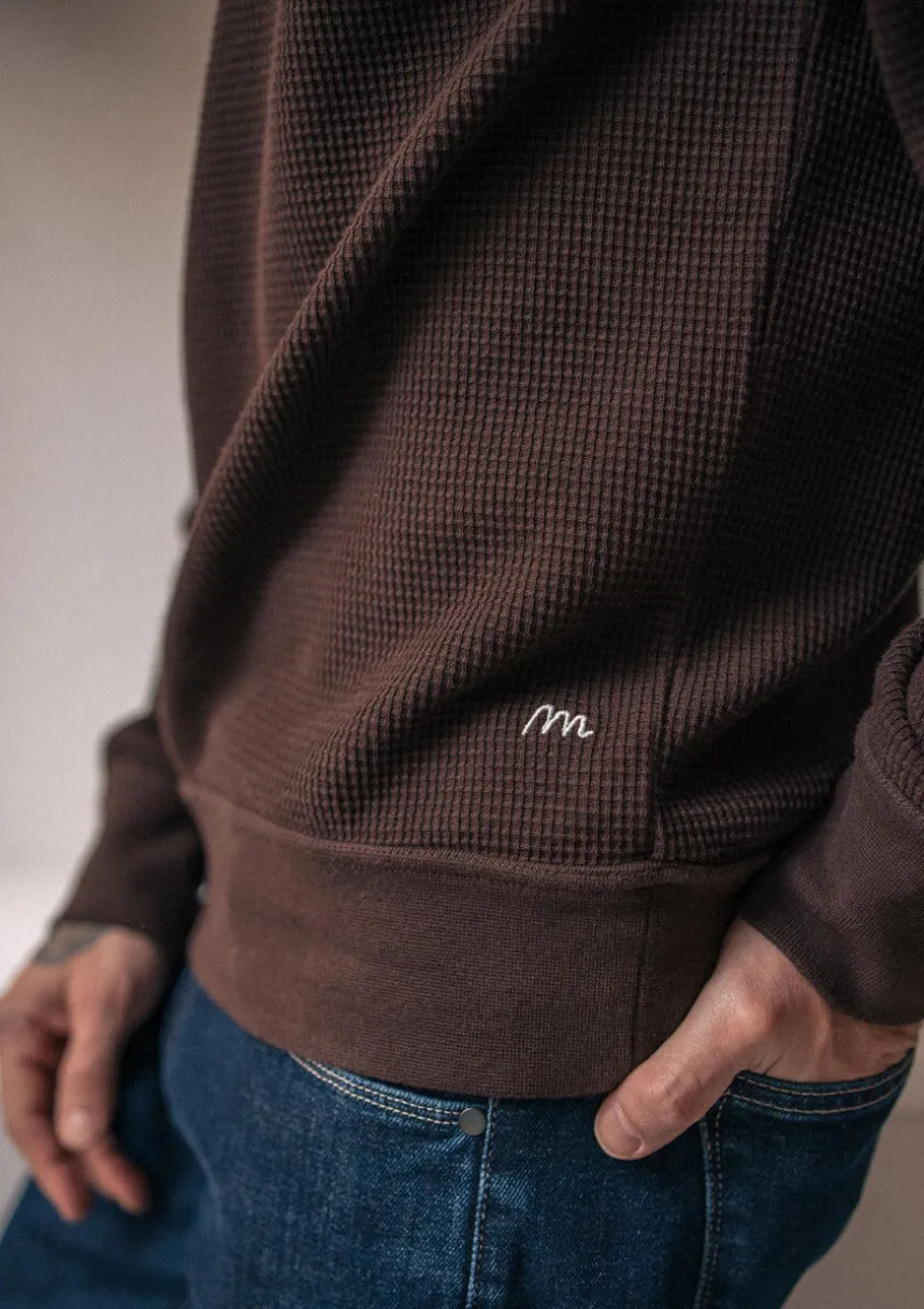 Montlimart SWEAT MONDE Marron Clearance