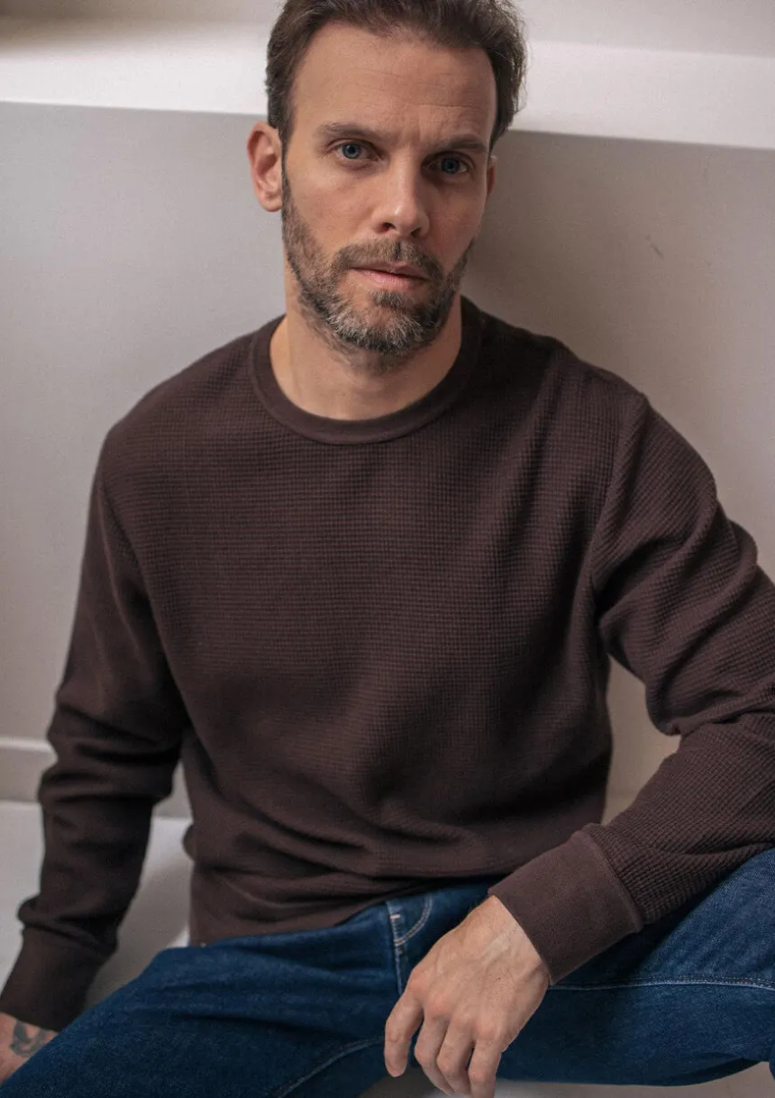 Montlimart SWEAT MONDE Marron Clearance