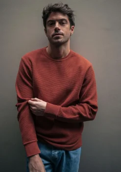 Montlimart SWEAT MONDE Terracotta Online