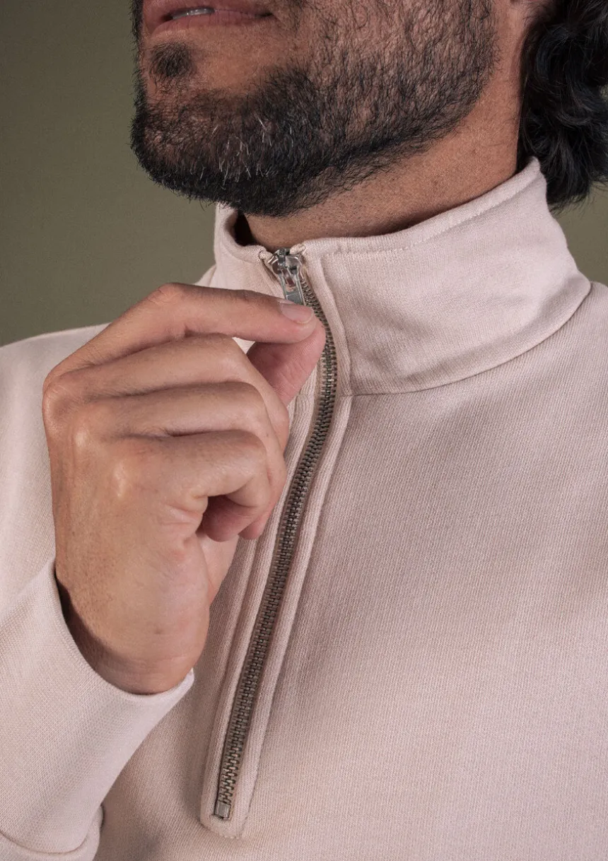 Montlimart SWEAT UNION Ecru Discount