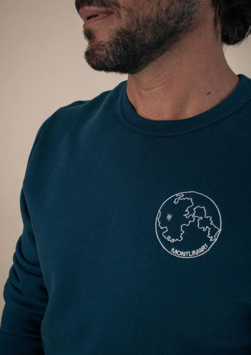 Montlimart SWEAT UNIVERS Bleu Store