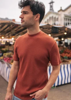 Montlimart T-SHIRT ARIDE Terracotta Cheap