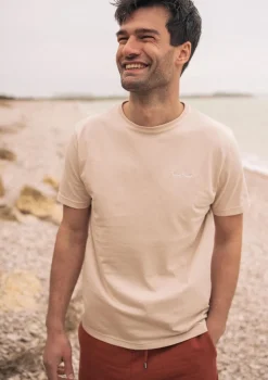 Montlimart T-SHIRT BLASON Beige Sale